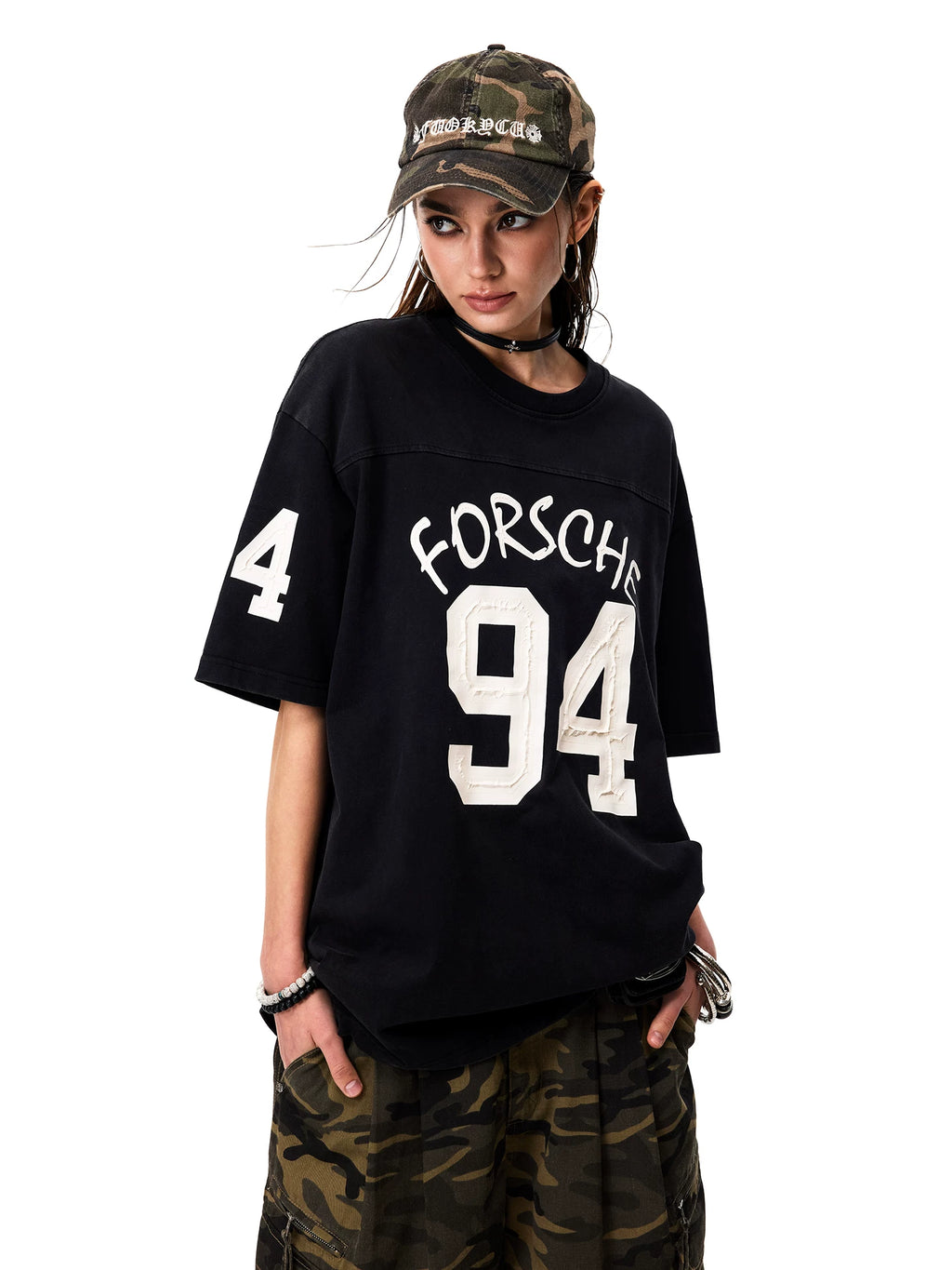 0123 Start Vintage Loose Sporty Tee