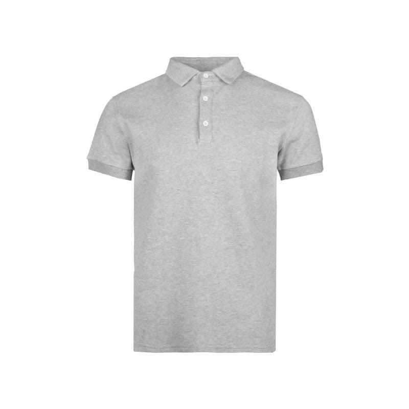 KONOOT Simple Short and Wide POLO Collar Casual Tee