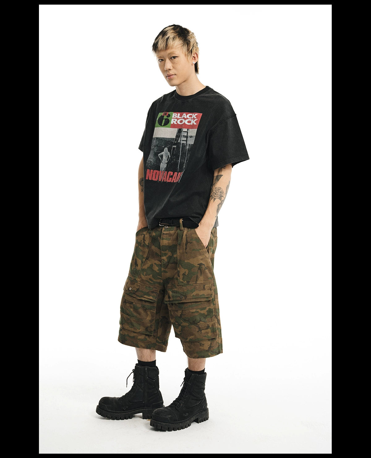 NOVACAM American vintage street ROCK Tee