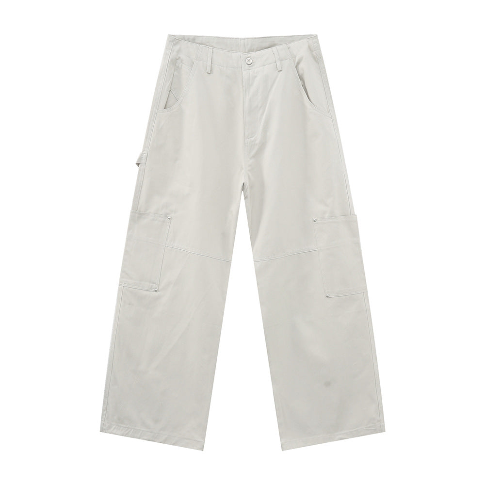 MTLCLOTHES Lapel Shirt Solid Color Tooling Casual Versatile Suit