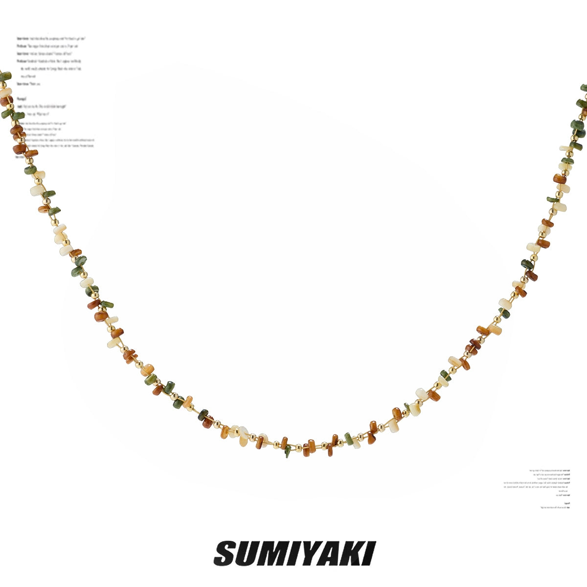 SUMIYAKI Rainbow Dopamine Clavicle Chain
