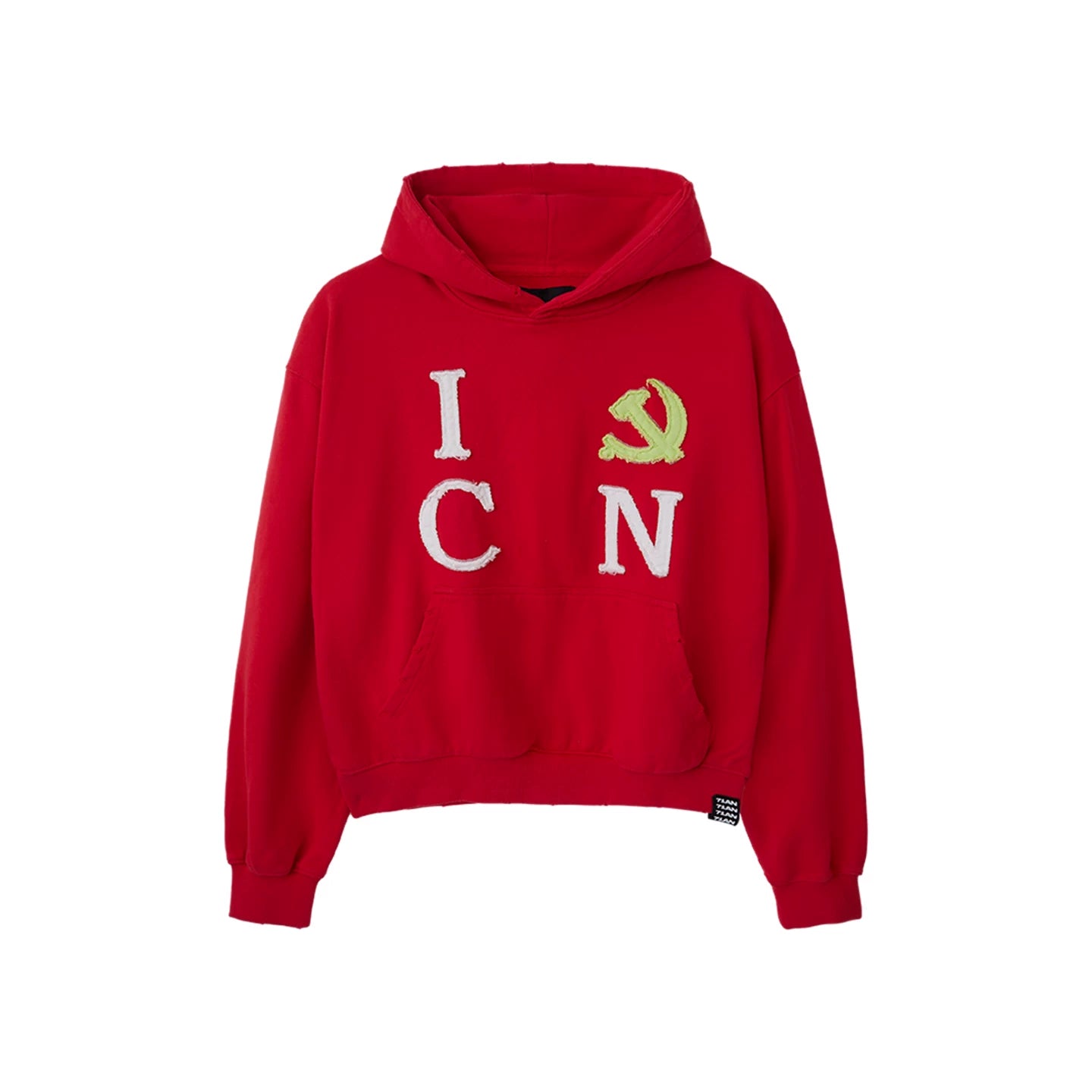 71AN Tagline ILOVECN Hooded Sweater
