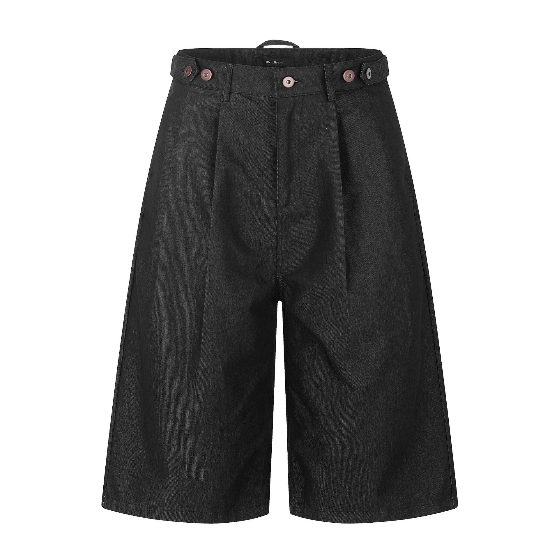 11KN Loose Versatile Pleated Shorts