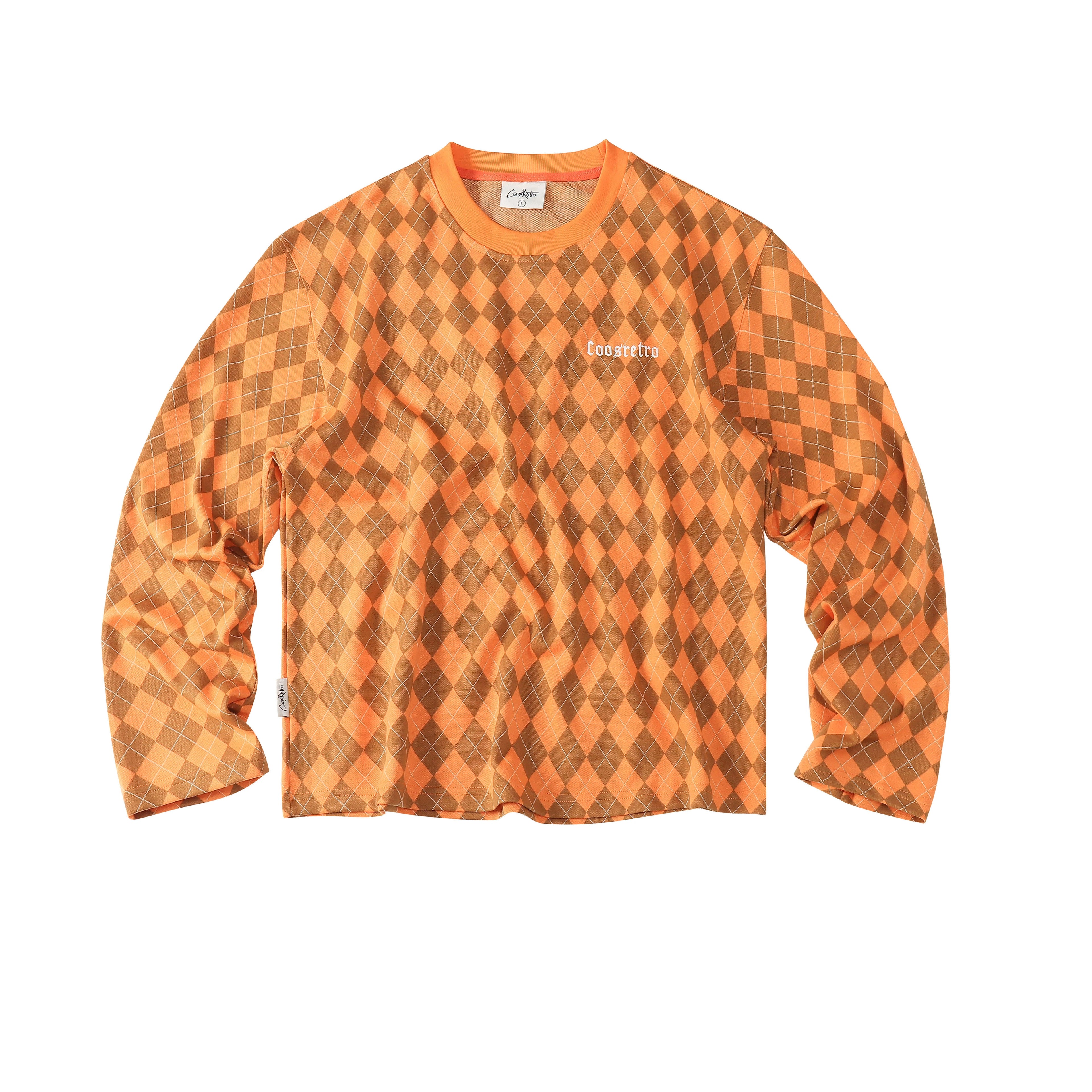 CoosRetro Vintage Rhombus Long Sleeve