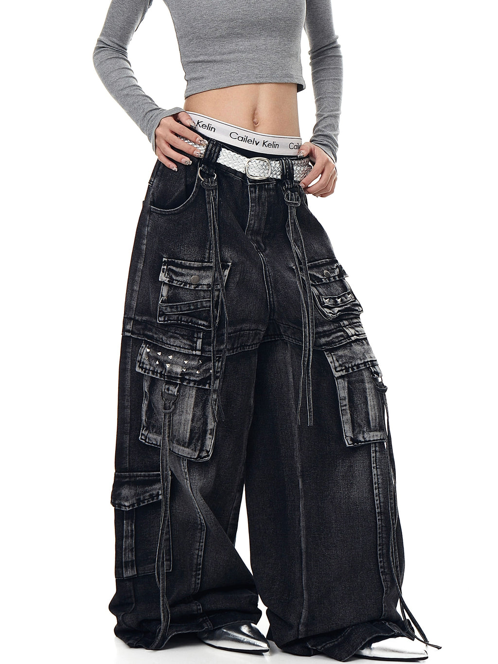 BLACKLISTS Streamer Multi-pocket Tooling Jeans