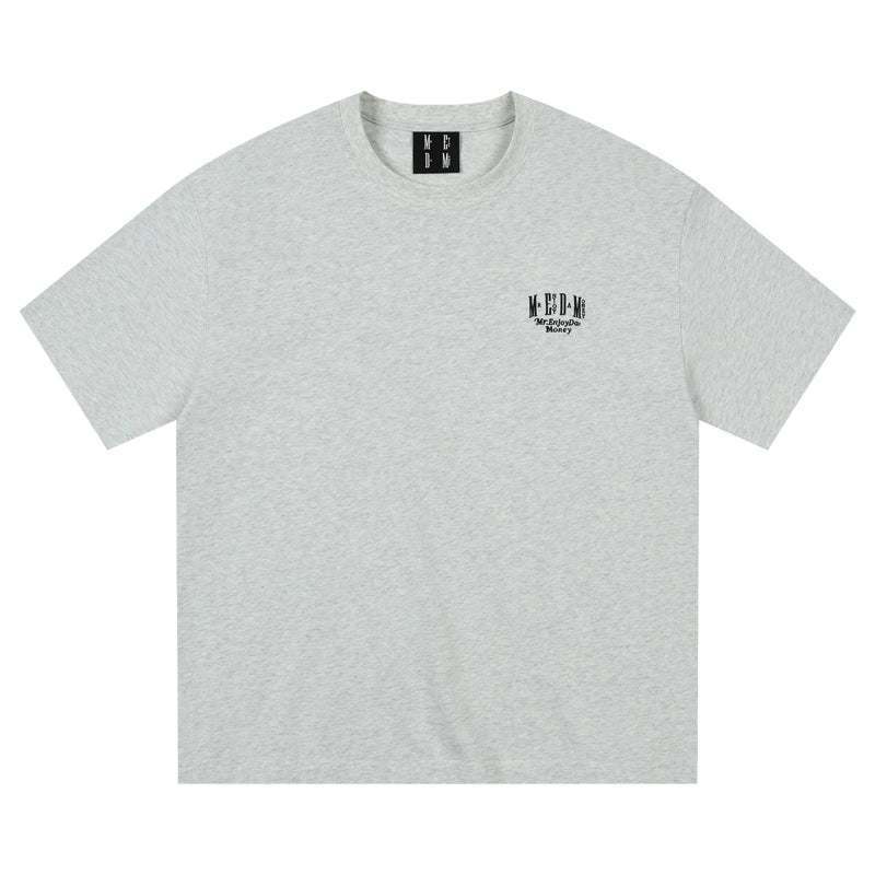 MEDM Letter Embroidery Loose Tee