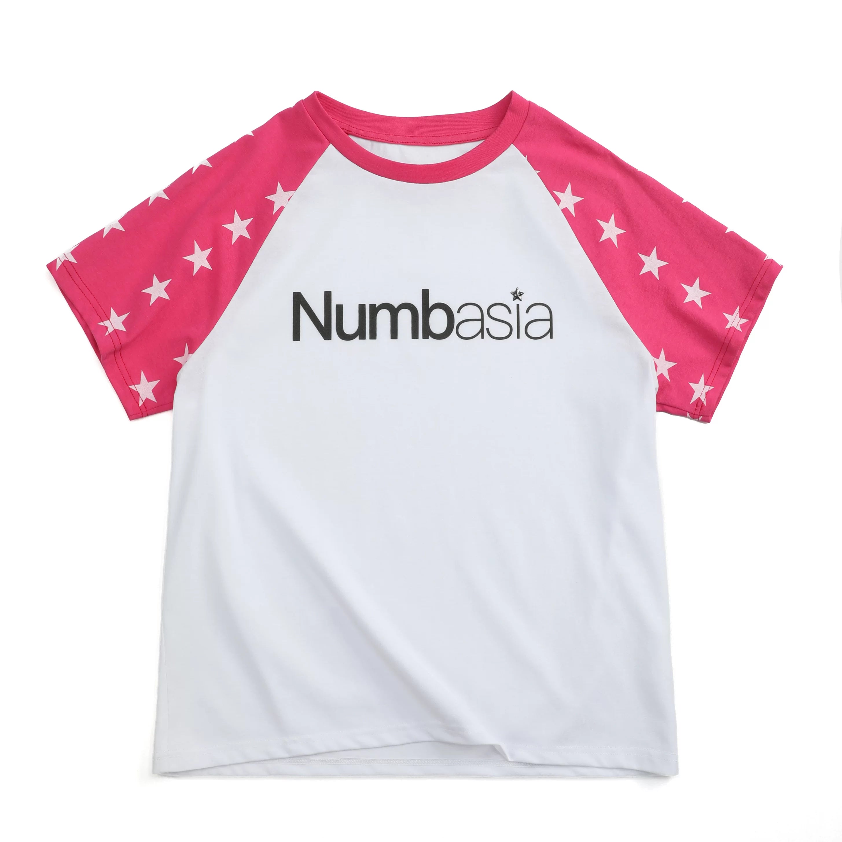 NumbAsia Star Rough Sleeve Printed Hot Diamond Tee