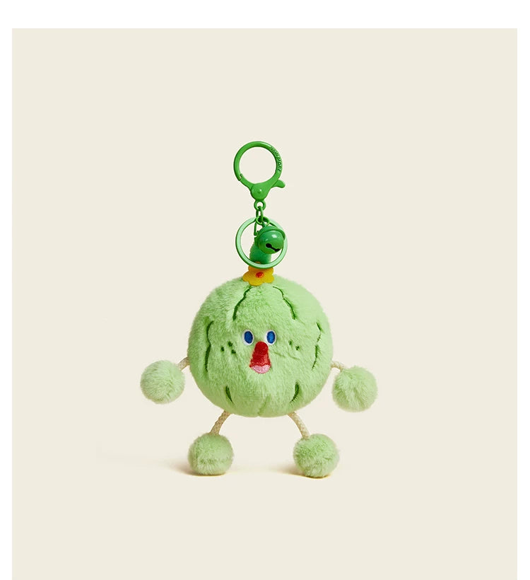 DINGROSEDAWN Scream Pull Vegetable Bag Pendant Plush Toy