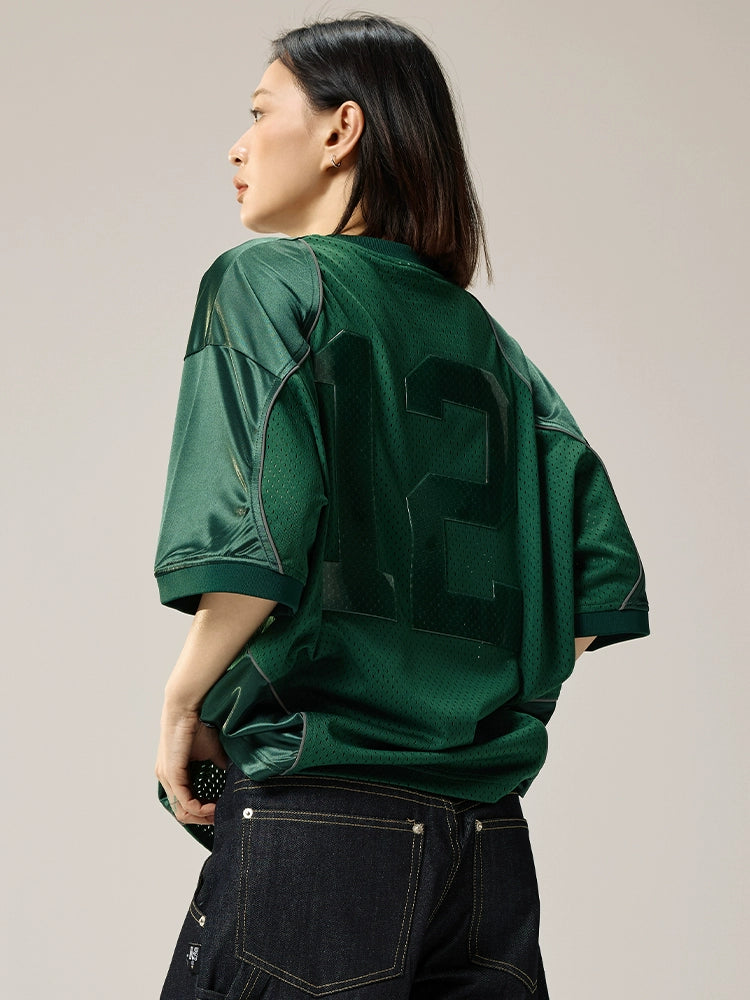 Remedy Mesh Splicing Three-dimensional Printing Loose Tee