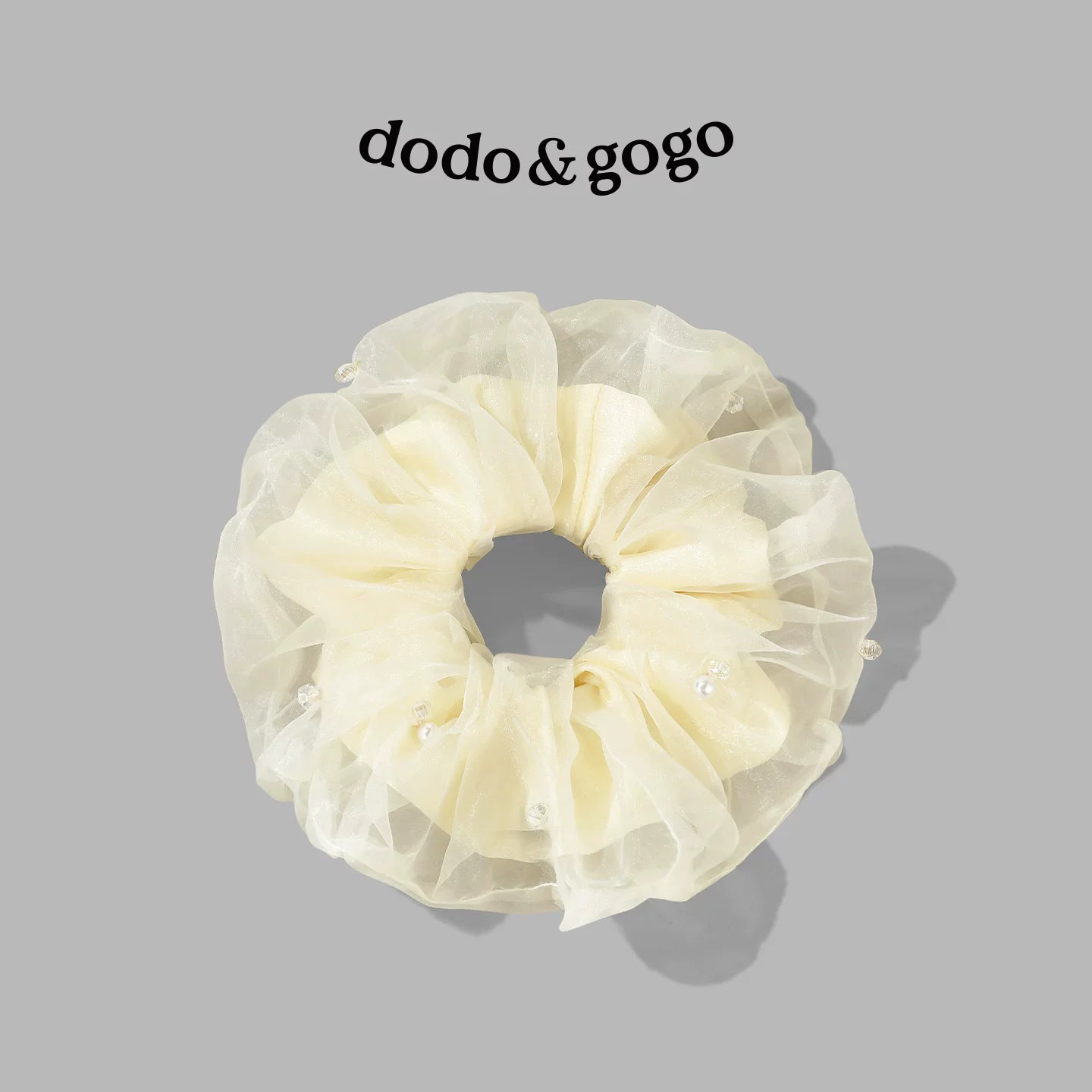 DODOGOGO Double Mesh Pearl Hair Band