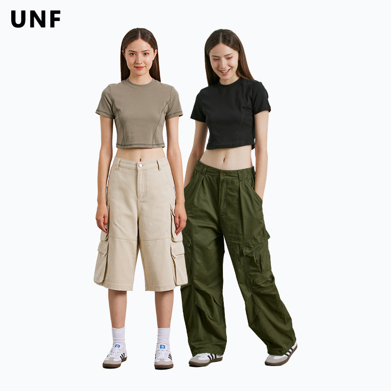 UNF fishbone women Crop Top