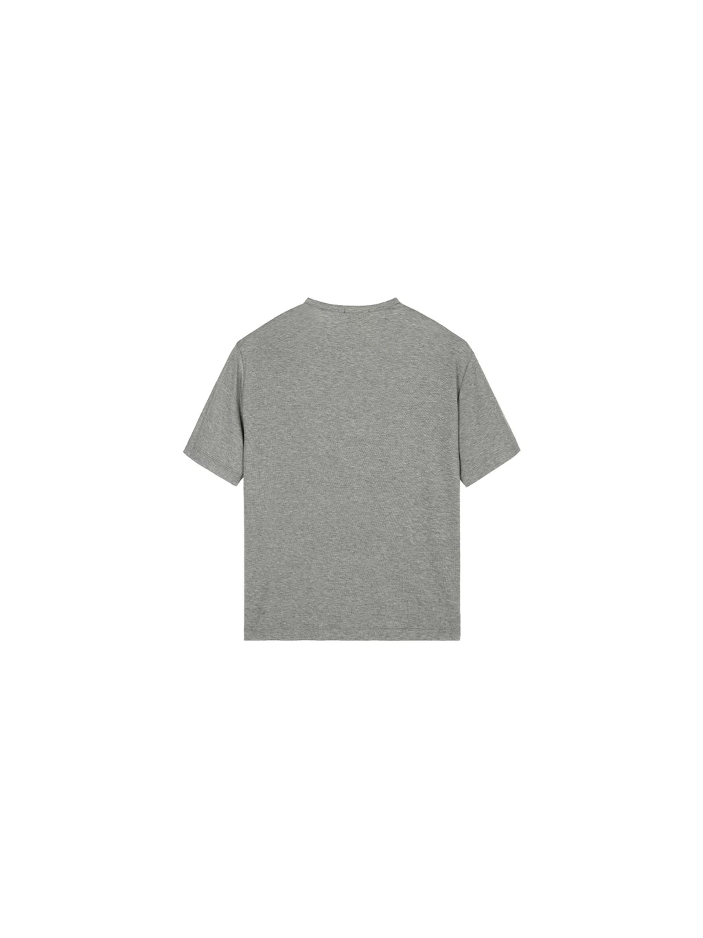 PLUS NO LOGO V-neck Tencel Wool Casual Tee