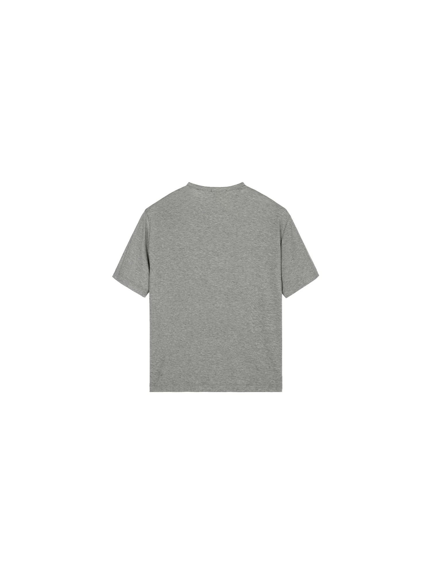 PLUS NO LOGO V-neck Tencel Wool Casual Tee