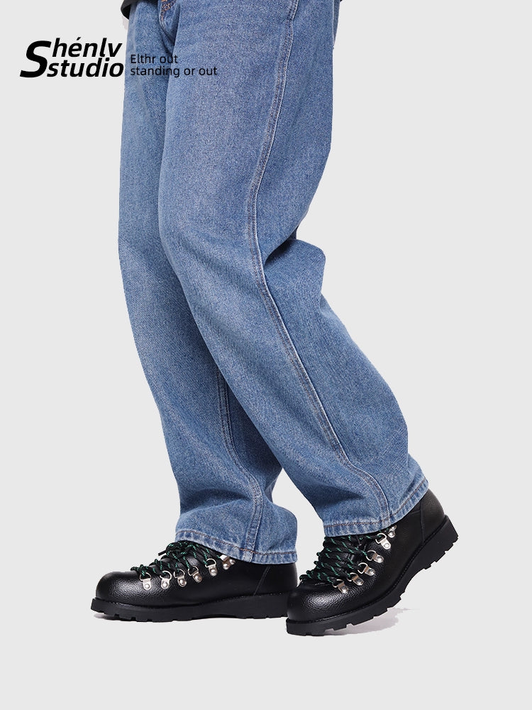 SHENLV STUDIO mountaineering derby shoes