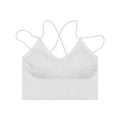 Nariele Yoga Sexy Cross Breast Wrap Tank Top
