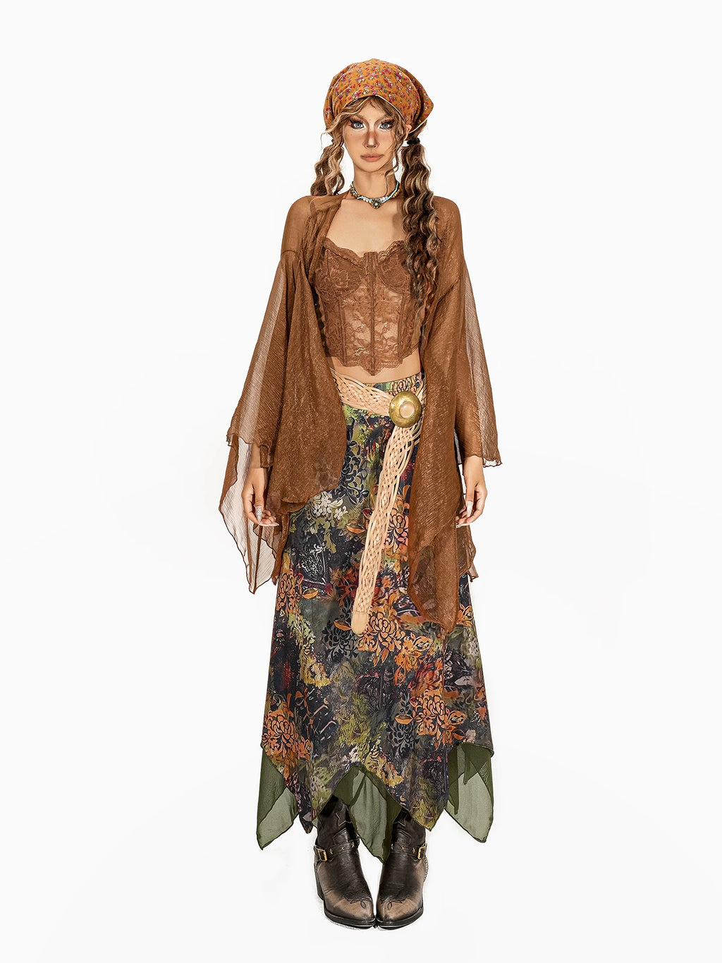 Arielink Irregular Hem Fishtail Skirt