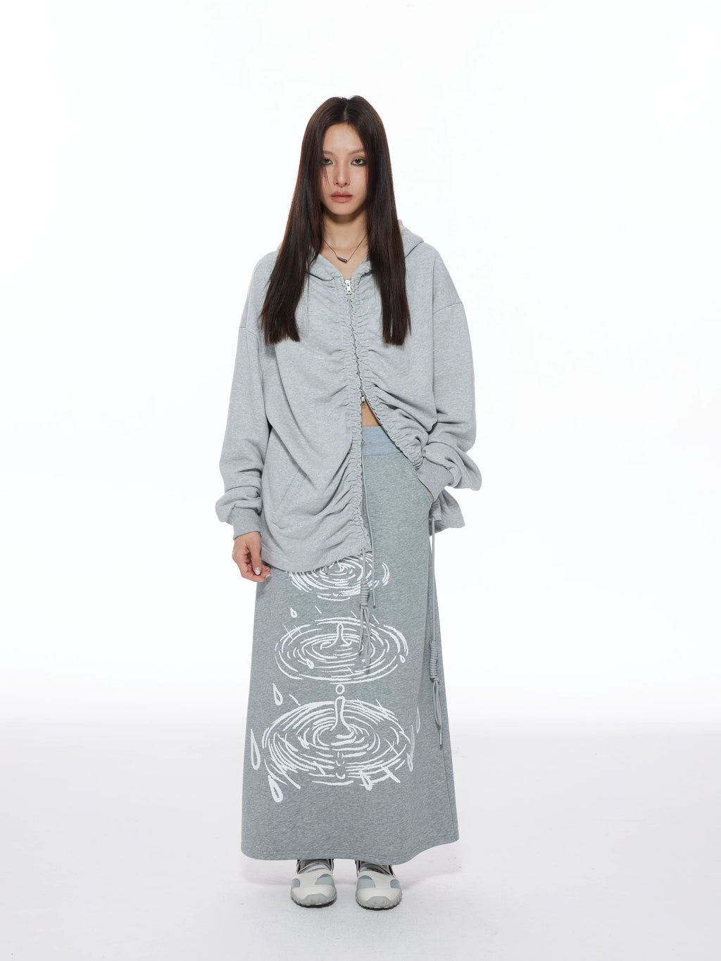 THELIGHT Retro Casual Versatile A-shaped Skirt