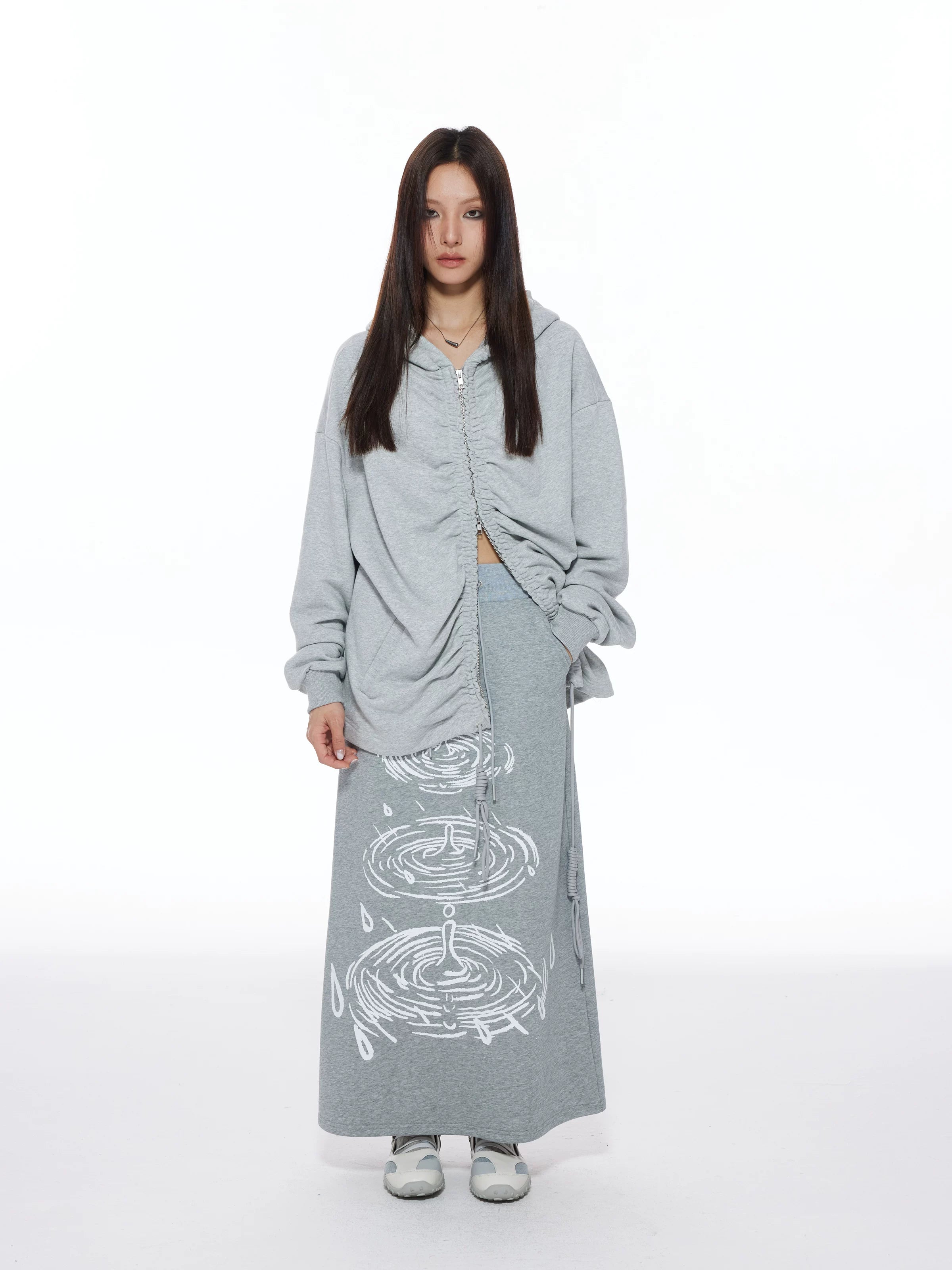 THELIGHT Retro Casual Versatile A-shaped Skirt