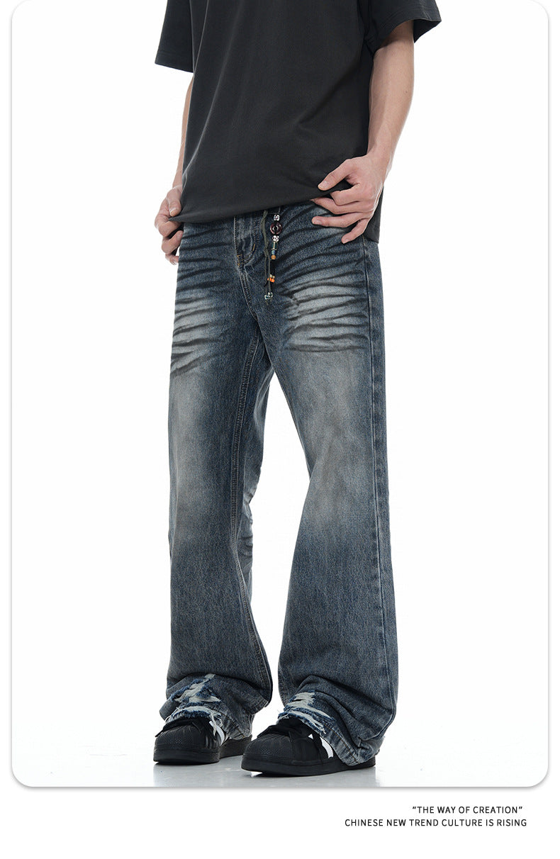 11KN Retro Dirty Dyed Jeans