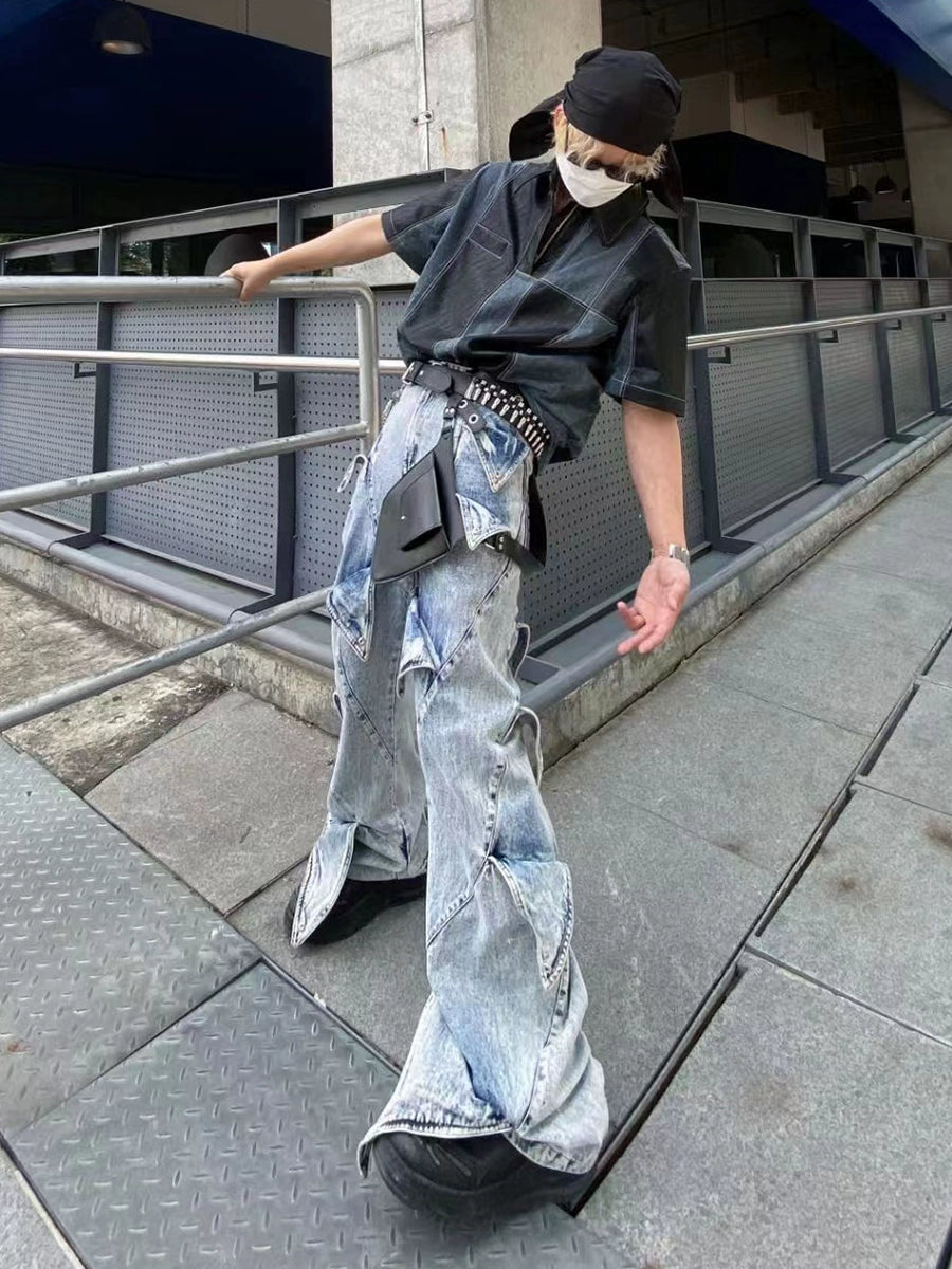 DND4DES Extra Dark Metal Bullet Jeans Belt Belt