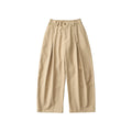 LIVINGTOWN Vintage Pleated Casual Wide-leg Pants