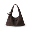 SmoSmos Frosted Leather Vintage Hobo Woven Bag Underarm Bag