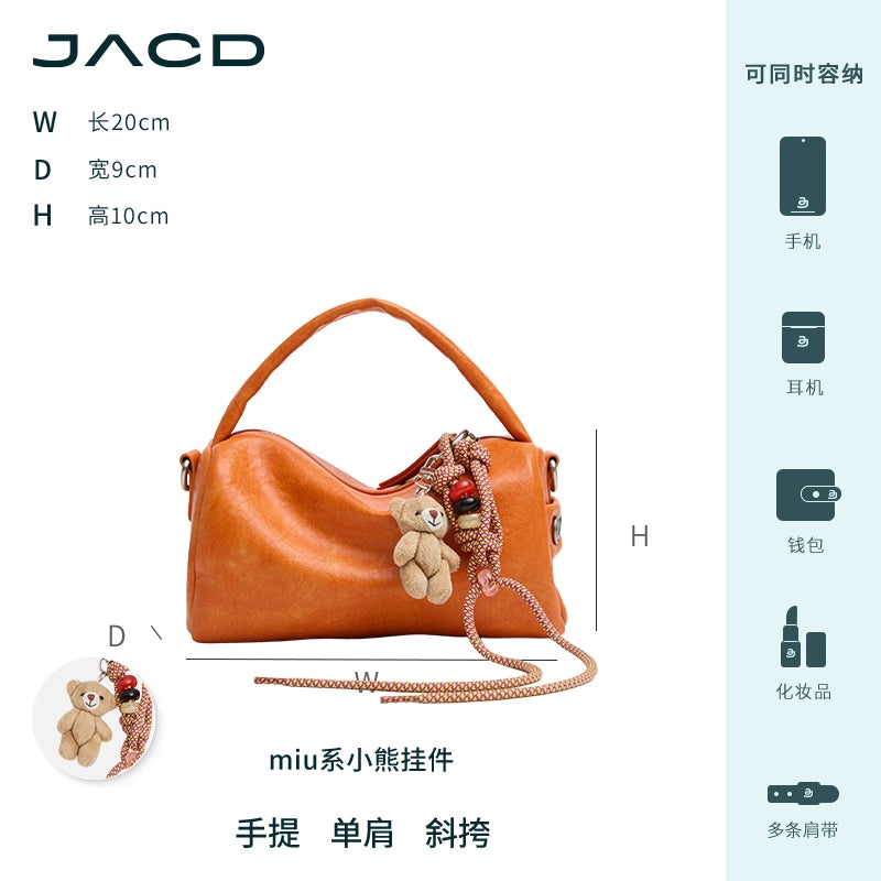 JACD Crossbody Premium Pillow Bag Portable Boston Bag