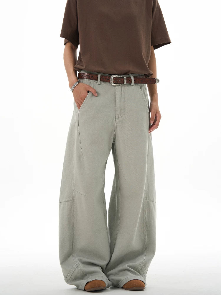 TRUQUEST Vintage Premium Loose Wide Leg Casual Pants