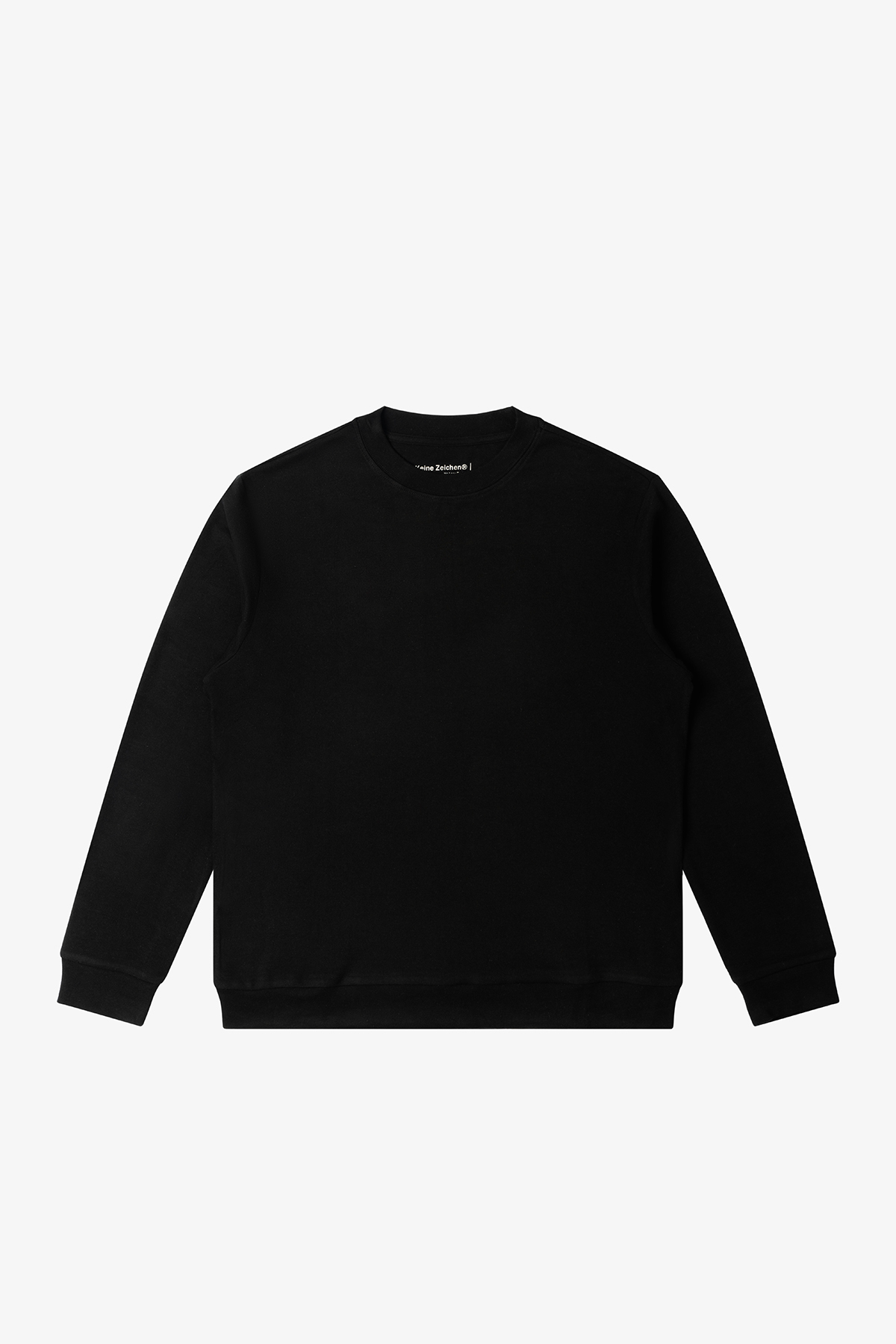 NO LOGO Round Neck Half Turtleneck Warm Long Sleeves
