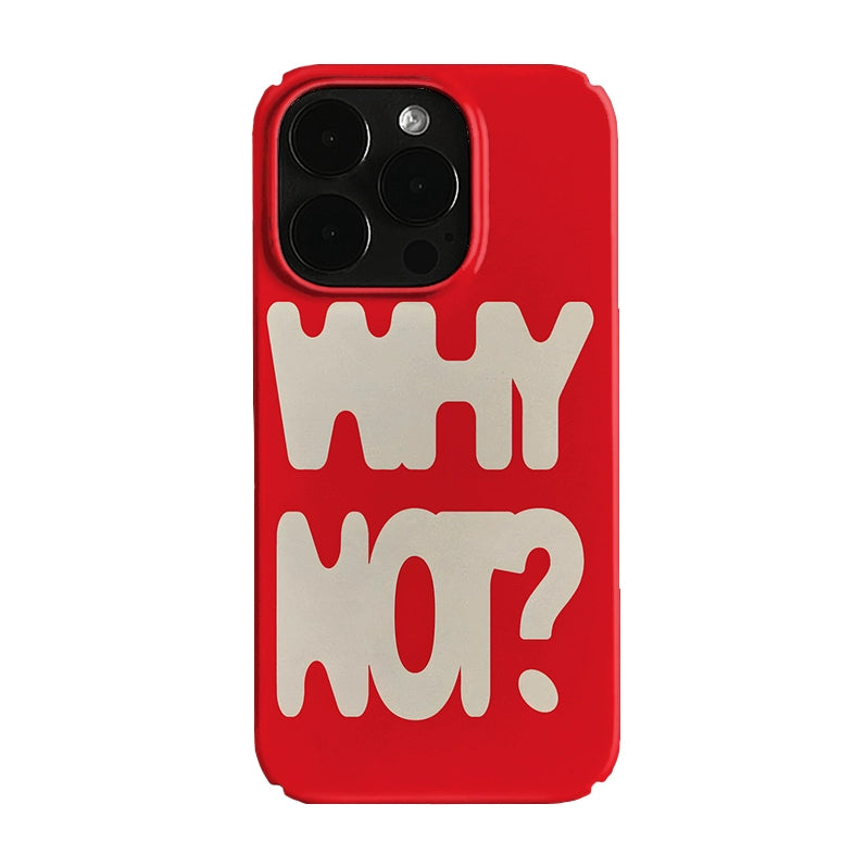 WHY NOT PBCASE X OQ Iphone Case