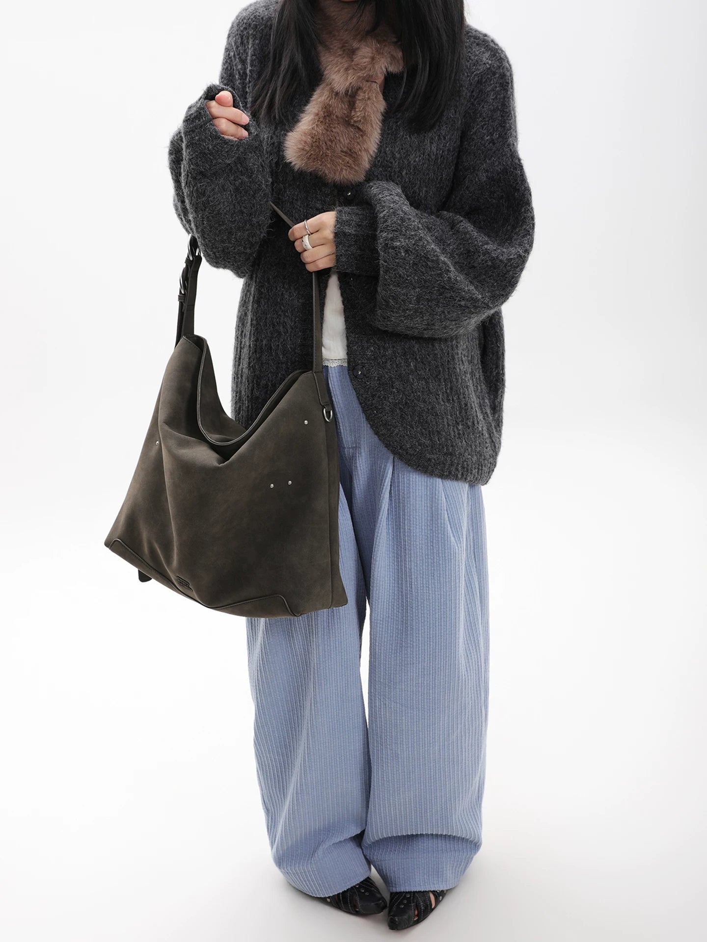 JANDRESS Commuter Soft Leather Crossbody Shoulder Bag