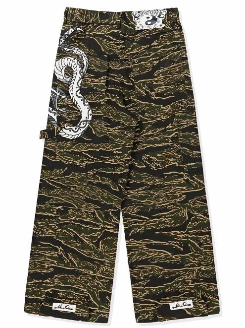 GameOne Hip Hop Tiger Skateboard Loose Camouflage Pants