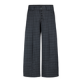 Esaias Vintage Plaid Casual Straight-leg Wide-leg Trousers