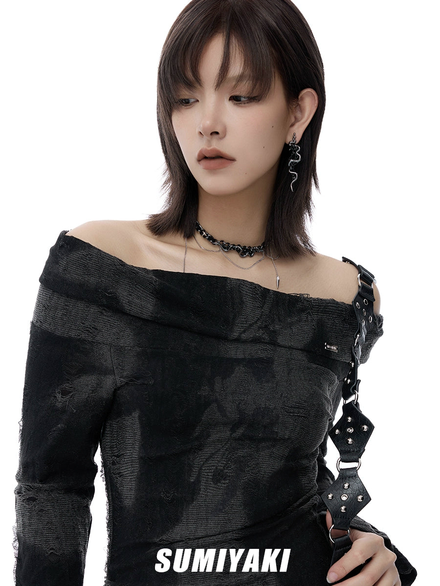 SUMIYAKI Yemengard Punk Snake Collarbone Chain