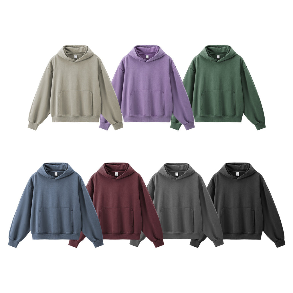 Inflation Washed Old Loose Hooded Jacket