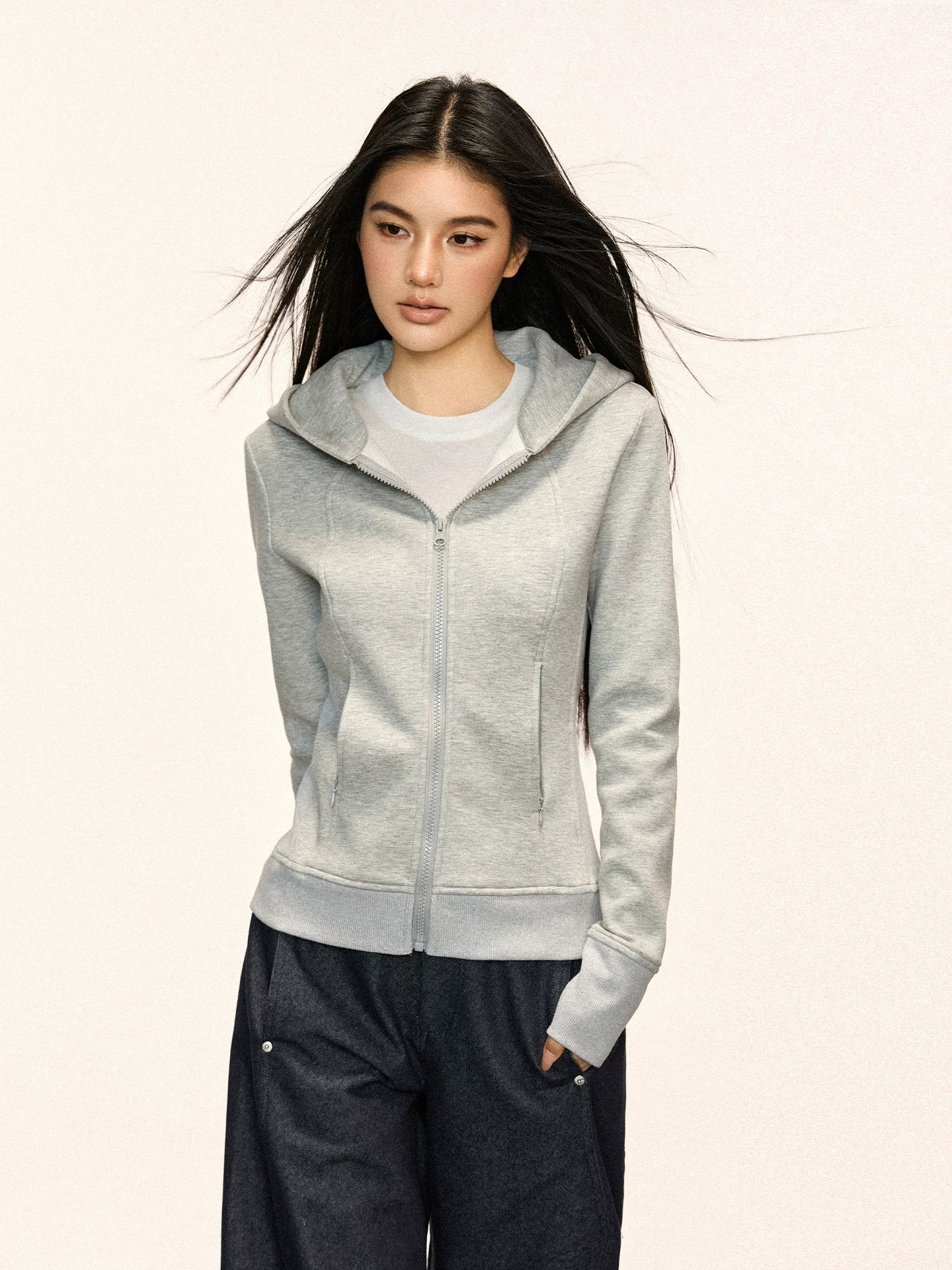 Cherry Melody Vintage Sport Hooded Jacket