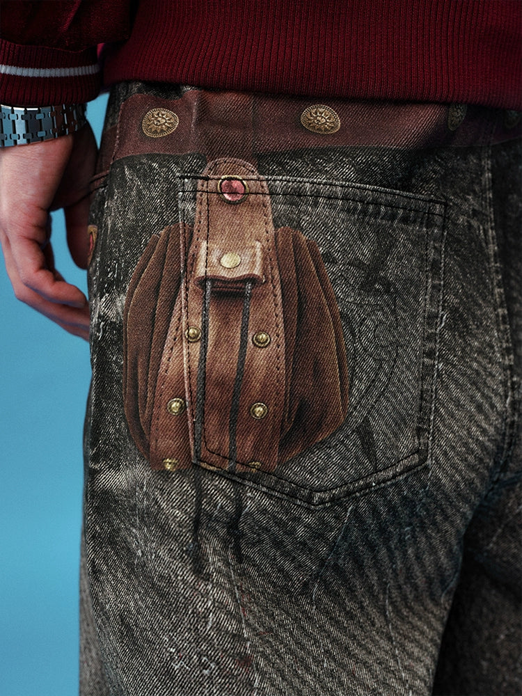 YADcrew High Street Casual Trendy Versatile Jeans