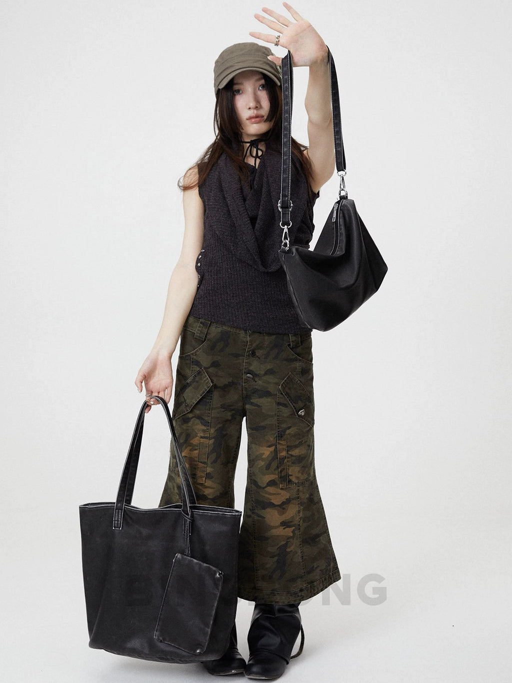 BINGBONG Portable Large Capacity Tote Bag