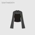 EIGHTHMONTH Versatile Striped Vest Long Sleeve