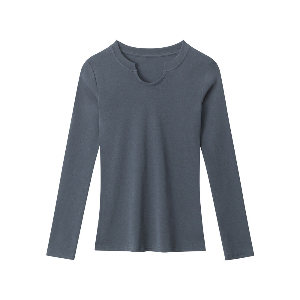 Nariele Front Shoulder Slim Slim Long Sleeves