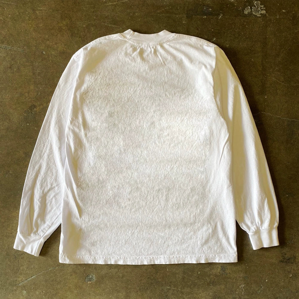 Wang Youbing Studio! Opacity 220g 100% Cotton Long Sleeve Tee