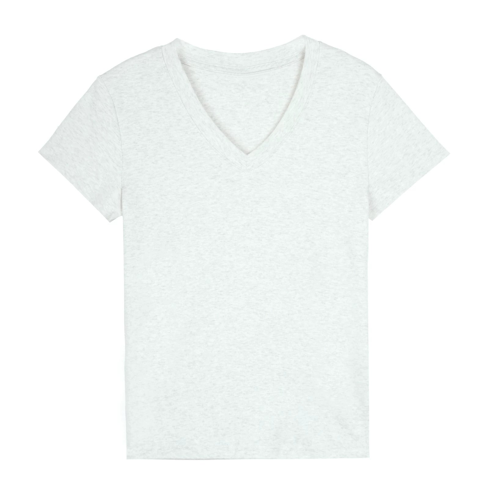 XUJING Simple V-neck Slim and Thin Tee
