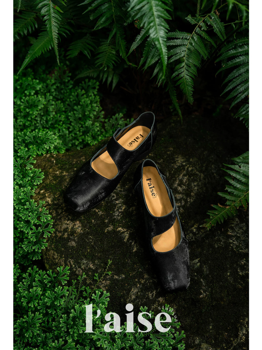 L'aise Versatile Square Head Thick Heel One-pedal Single Shoes