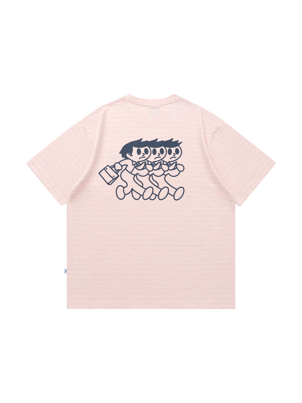BENT IDEA Striped Casual Versatile Tee