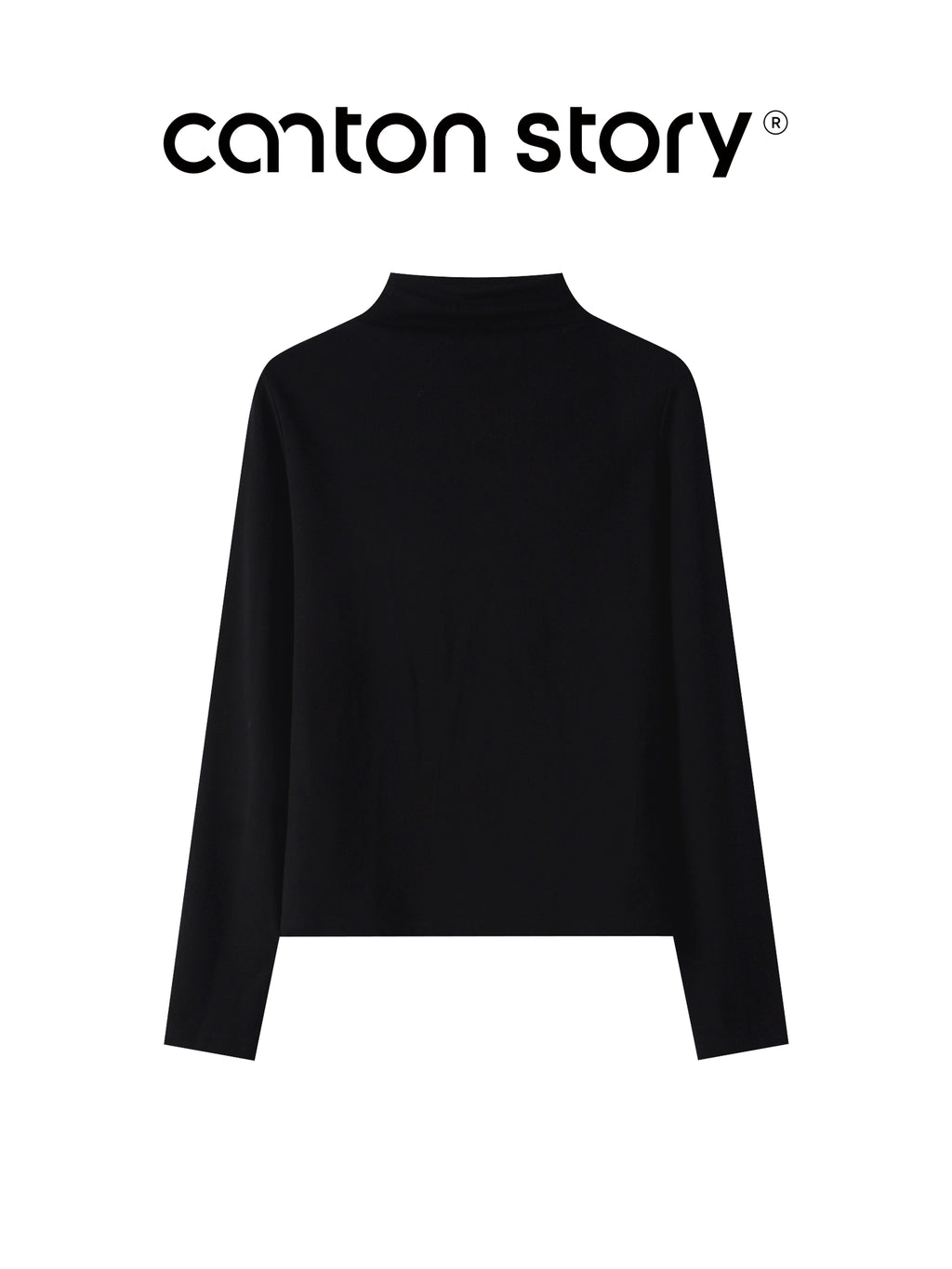 Cantonstory Shoulder Casual Versatile Bottom Shirt