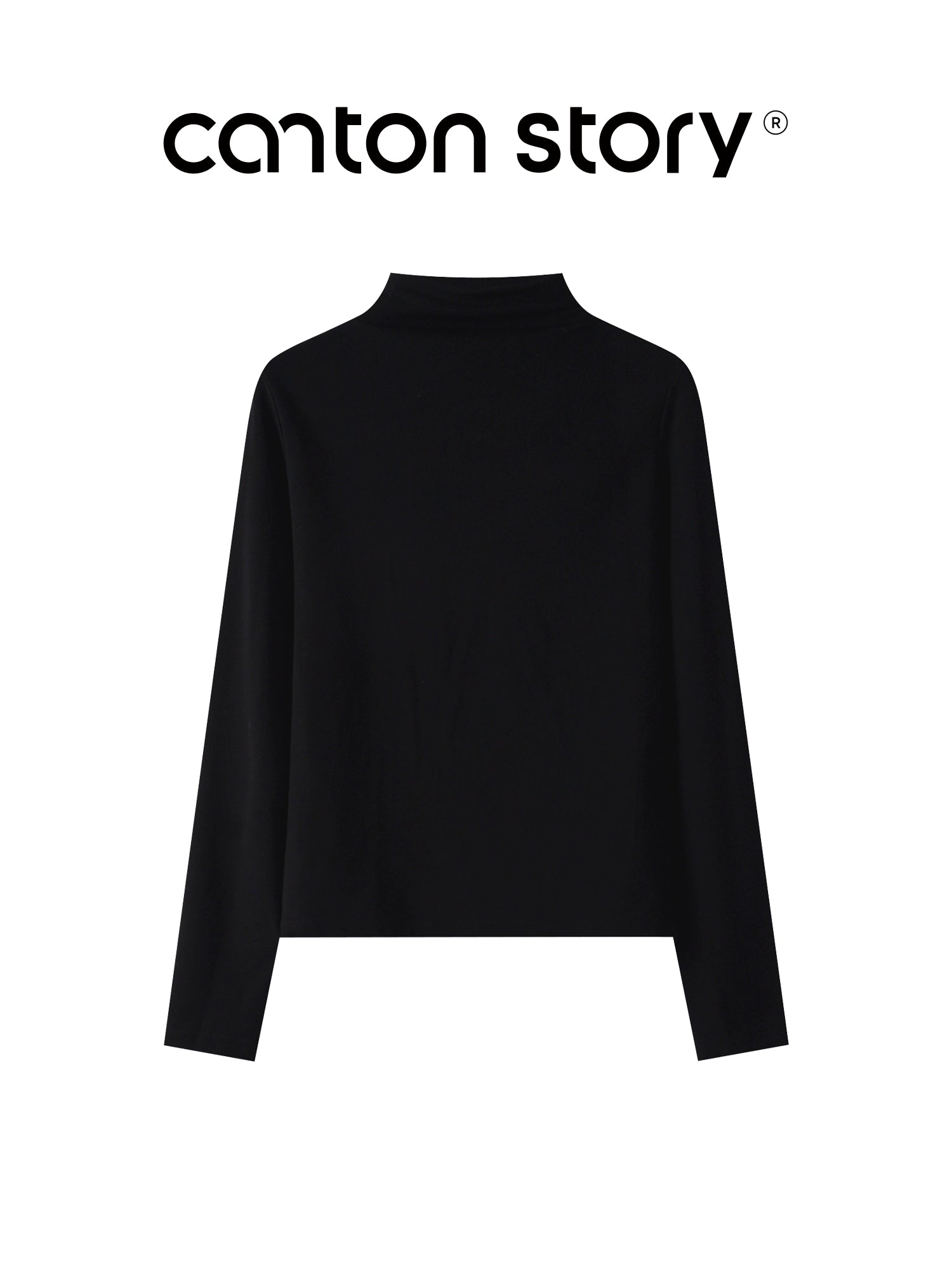 Cantonstory Shoulder Casual Versatile Bottom Shirt