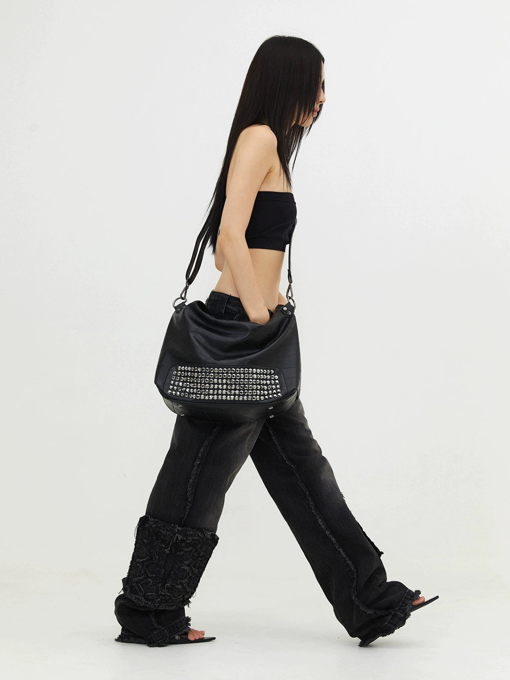 BINGBONG Shoulder Bag Liuding Large Bag Millennium Oblique Span Bag