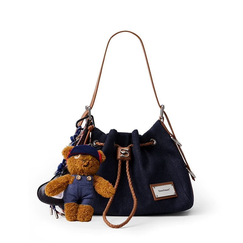 SmoSmos Vintage Denim Bag Underarm Bag