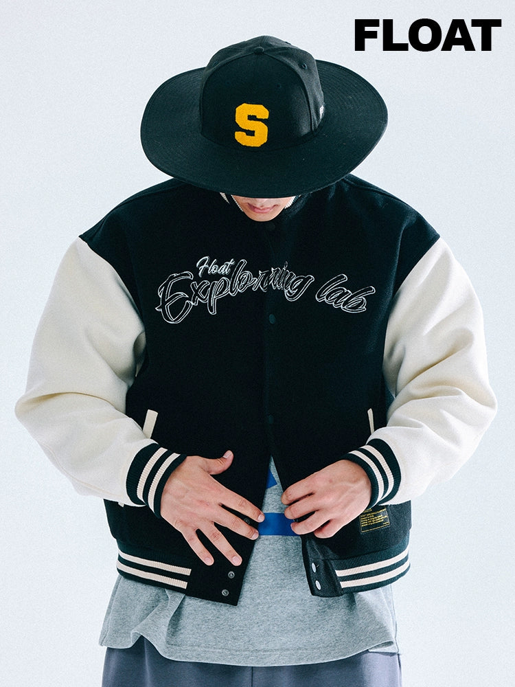 FLOAT Vintage Loose Contrasting Embroidered Jacket