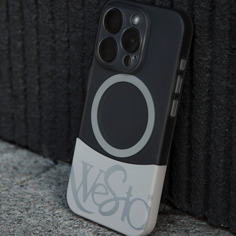 WESTELEVEN IPhone Splicing Matte Magnetic All-inclusive Mobile Phone Case